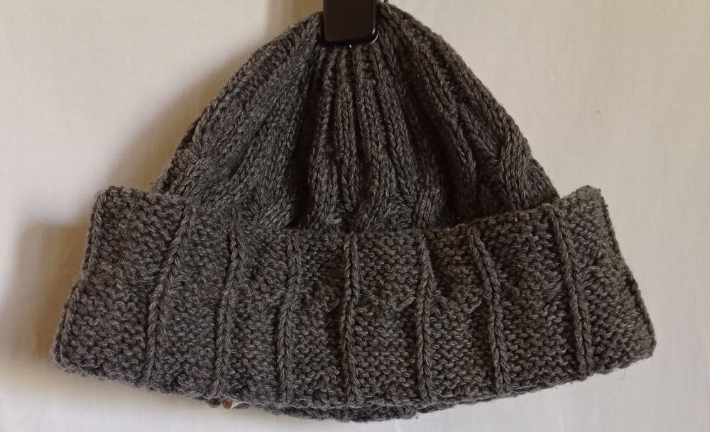 Caciula 50% lana tricot unisex