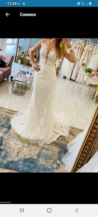 Сватбена италианска рокля