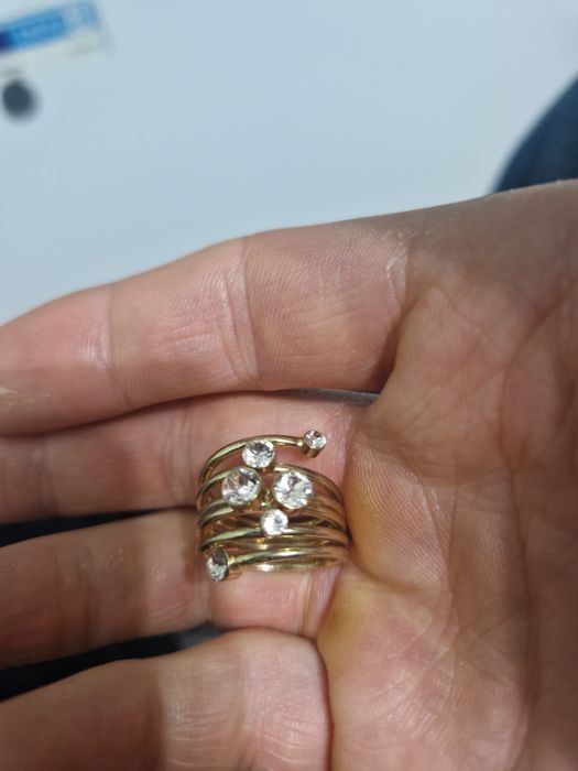 Verighetă placat cu aur 18 k