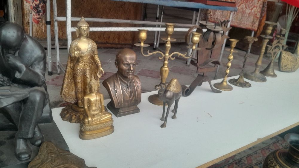 Подсвечник Статуэтки Разные Фарфор Бронзовые