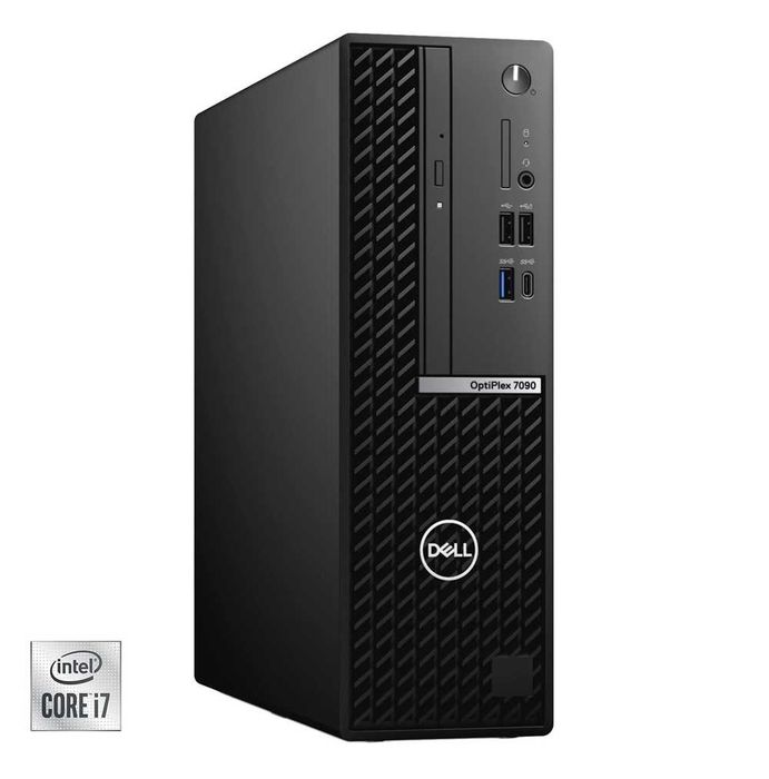 Desktop Refurbished Dell OptiPlex 7090 SFF, Intel Core i7-11700 Gen 11, 16-64GB DDR4, 512GB-1TB SSD, Windows 11 Pro, Garantie 36 Luni