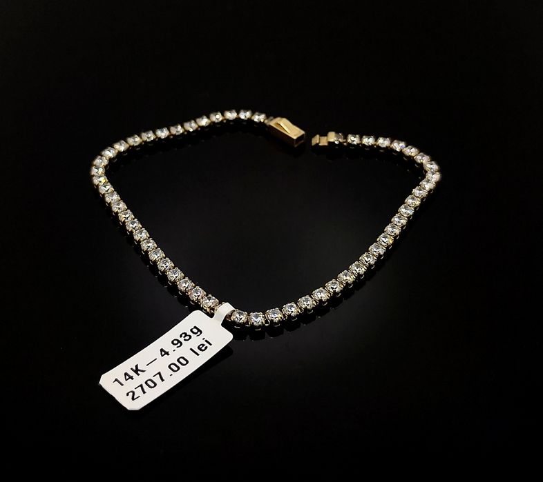 Bijuteria Royal bratara din aur 14k 4.93gr
