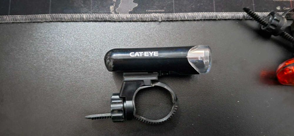 Светлини за велосипед CatEye - фар и стоп