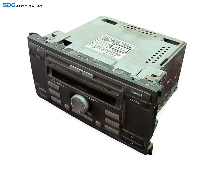 Unitate Radio CD Player Single CD KW2000 6000CD Ford Focus 2 2004 - 2007 Cod 7M5T-18C815-AB [LR5085]
