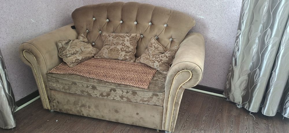 Диван +кресло +пуфик