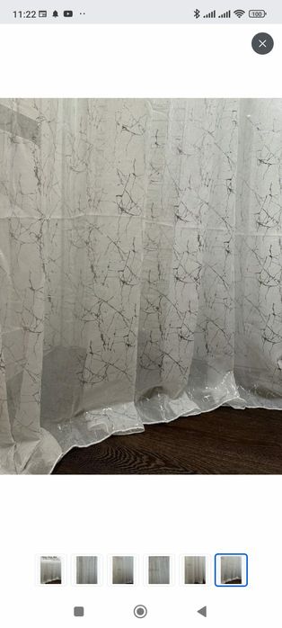 Тюль, штора, тюль