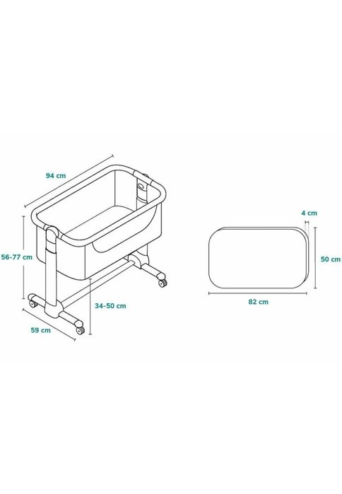 Lionelo Leonie - Детско легло за co-sleeping + 2 ПОДАРЪКА