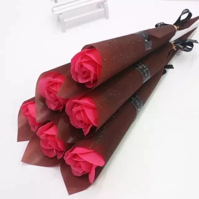 Декоративная мыльная роза