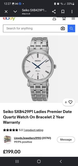 Seiko premier dama
