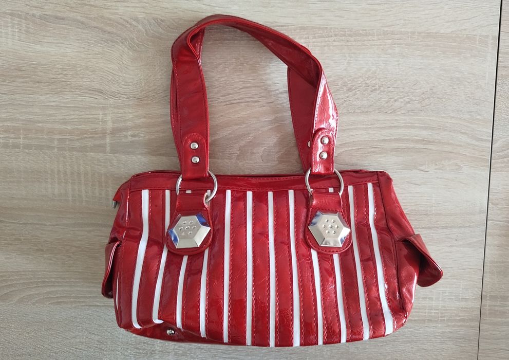 Liu Jo дамска чанта, червена лачена