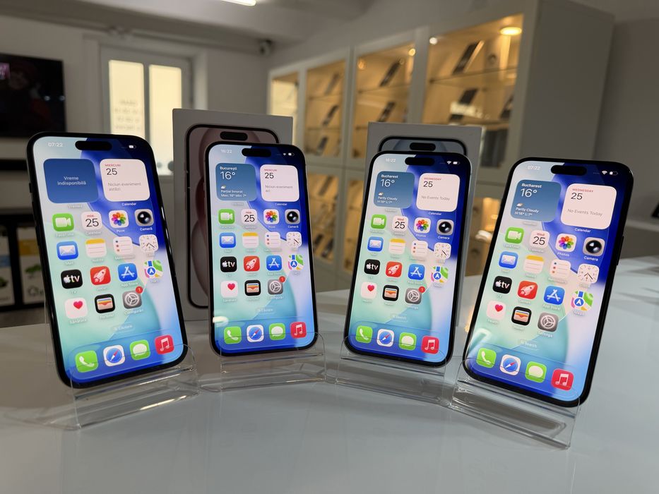  iPhone 15 pink , blue si black 128 gb ! Garantie 2 ani + cadou
