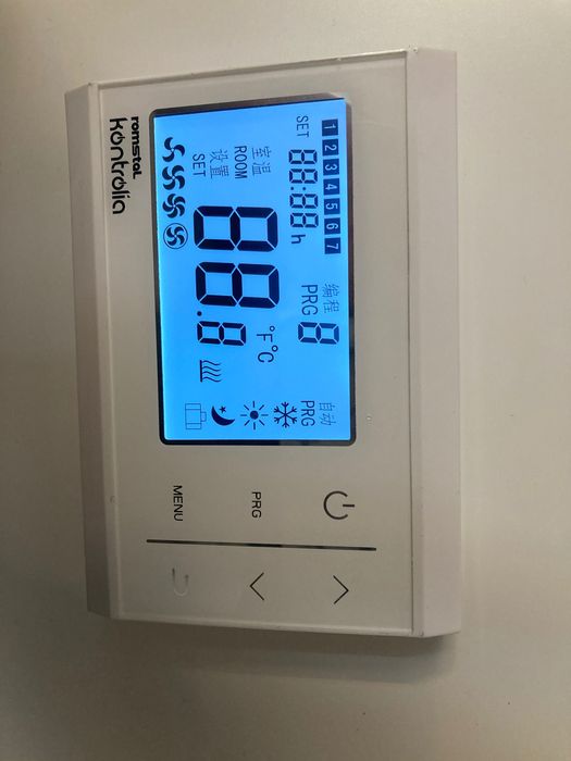 Termostat romstal kontrolia