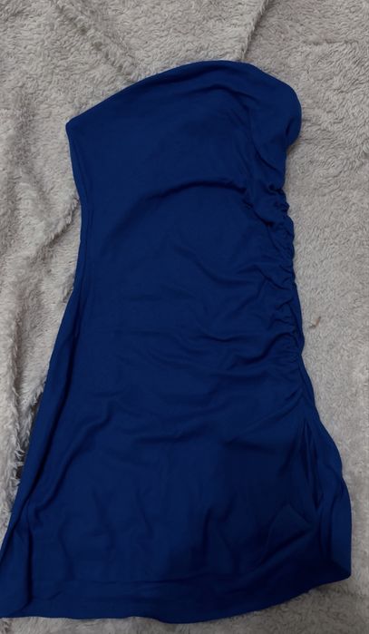 Ежедневна чисто нова рокля в син цвят