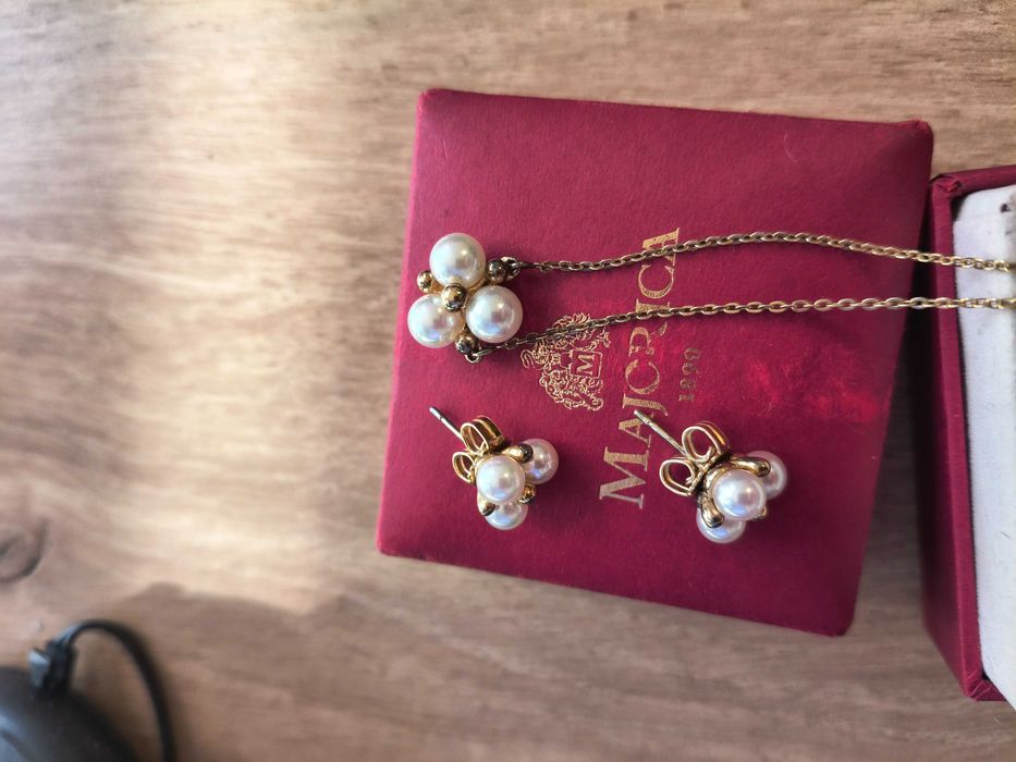 Бижу обеци колие