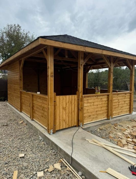 Terase, foișoare, magazii, pergole, căsuțe de gradina, magazii etc