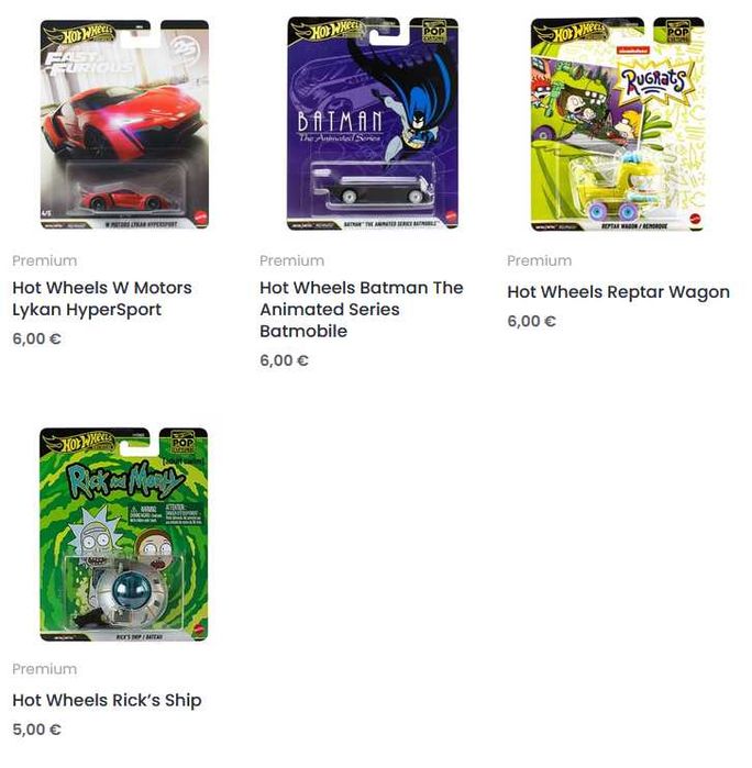 Метални колички Hot Wheels Premium, RLC и Ferrari Racer