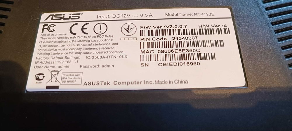 router asus rt n10e