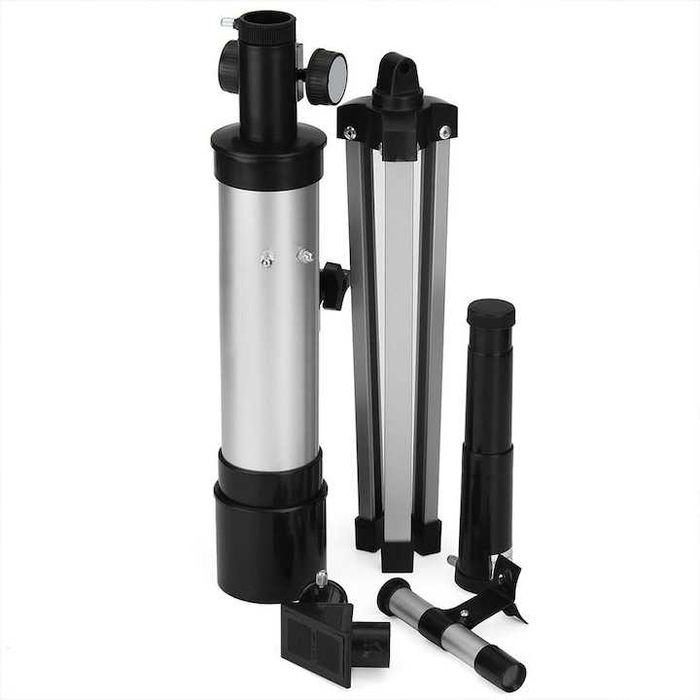 Telescop astronomic cu trepied din aluminiu, distanta focala 360mm,nou