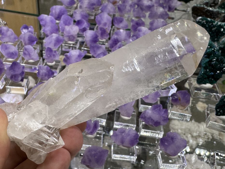 Лемурийски кристал / Lemurian Quartz ,естествен минерал,