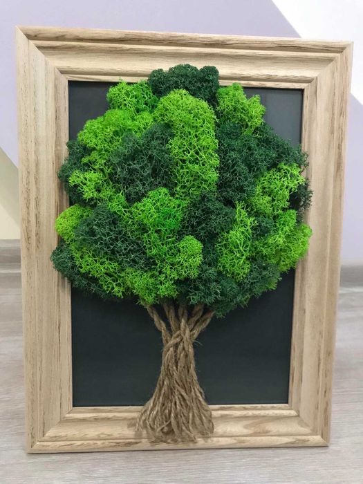 Пано „ Дървото на живота“ със скандинавски мъх