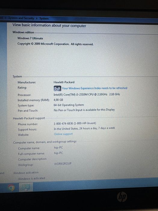 Лаптоп HP EliteBook 2560p