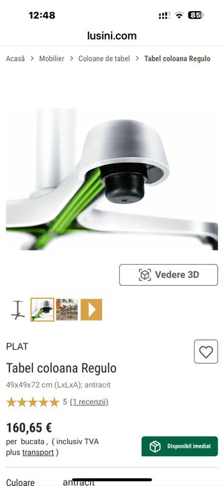 Picioare masa / Baza metalica