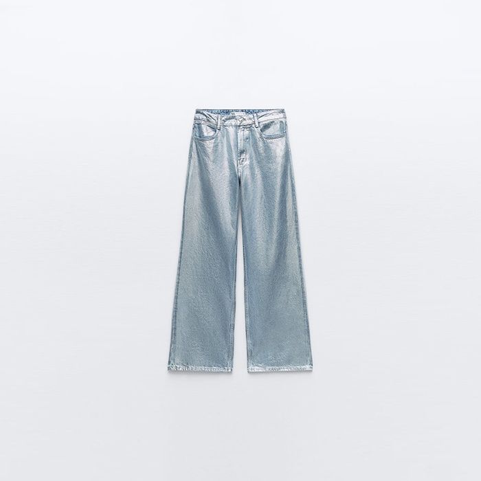 Blugi silver Zara Denim