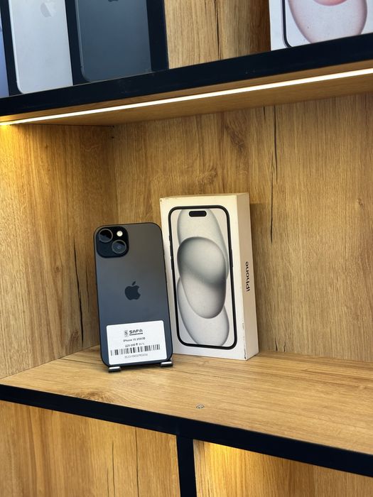 айфон 15 черный 256гб