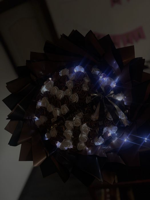 Buchet de flori din săpun