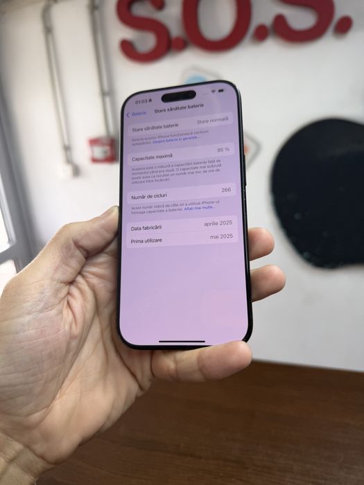 Vand Iphone 16 Pro 256Gb black