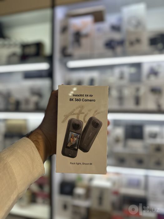 Insta360 x4 Air 8k 360 Camera. 3 oy do’kondan kafolat