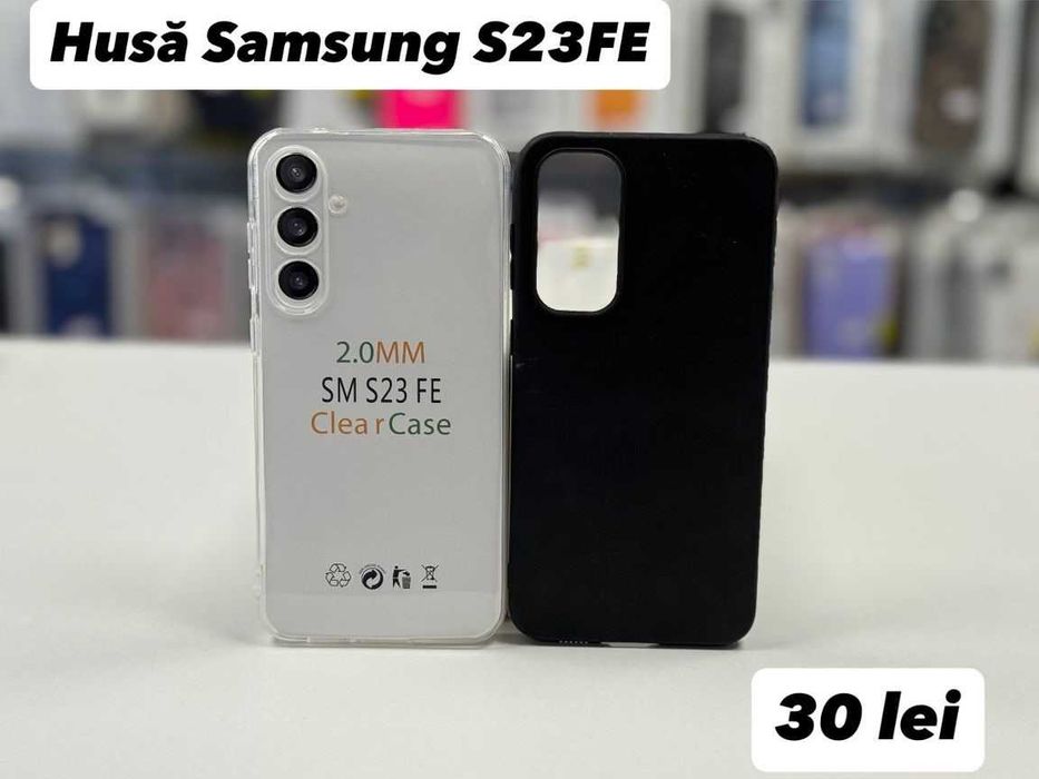 Husă silicon, folie, cablu, încărcător  Samsung S23FE