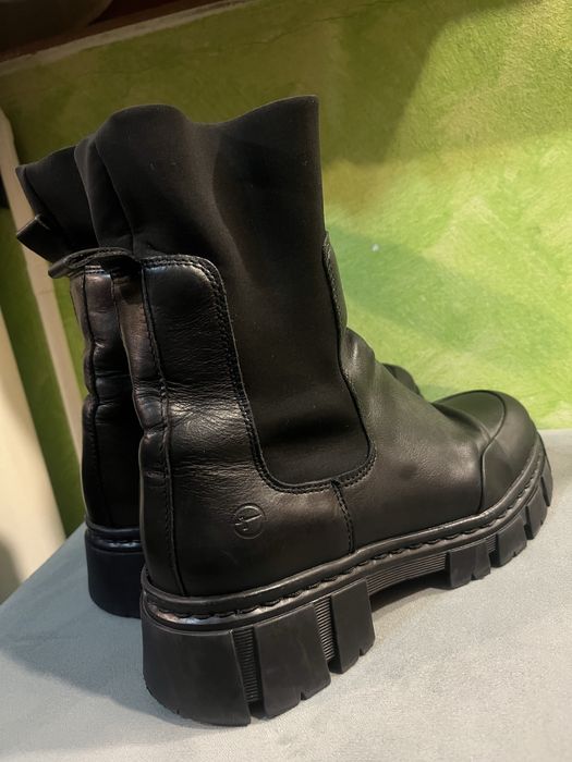 Ghete Tamaris din piele naturală