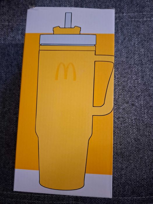 Cana plastic cu pai McDonald's