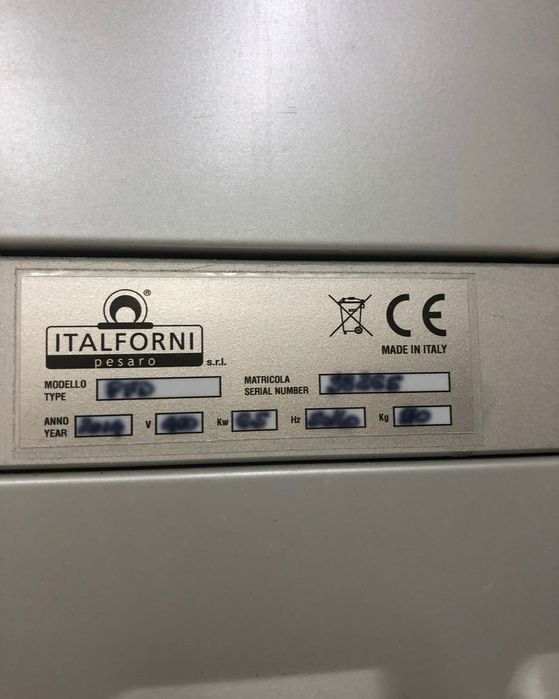 Подова фурна италианска трифазна