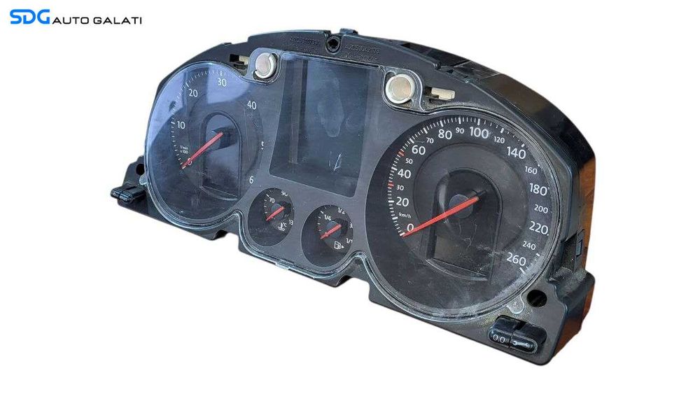 Ceas Ceasuri Cluster Instrumente Bord cu Ecran Display Volkswagen Passat B6 2005 - 2010 Cod A2C53194181 [L8082]