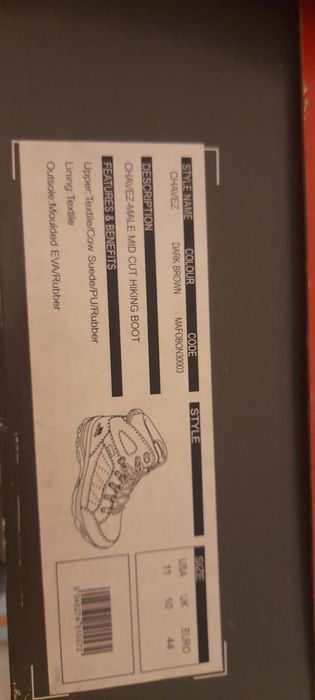 Bocanci drumetie nr 44 Trespass