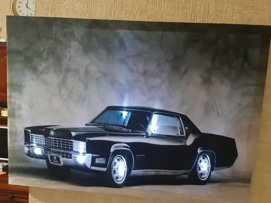 Светеща картина кола