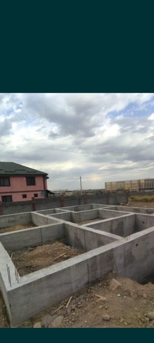 Заливка фундамент