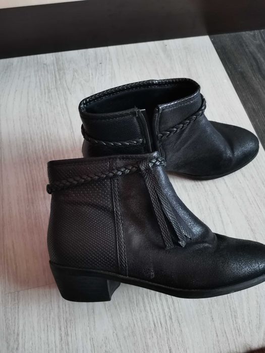 Боти - велур и ярешка кожа