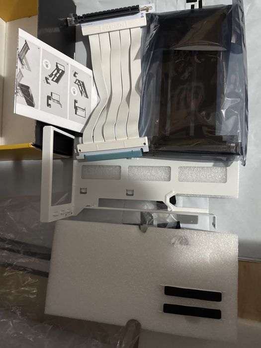 EZDIY-FAB Suport montare GPU PCIe 4.0 placă grafică multi-unghi,17cm