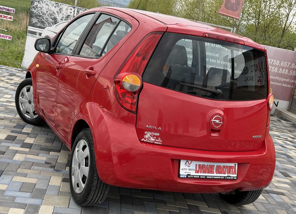 *RATE*Opel Agila 1.0 Benzina facelift 65Cp 08/2010 Ac MP3 Anvelope vara/iarna Km reali 103.944 import Austria!