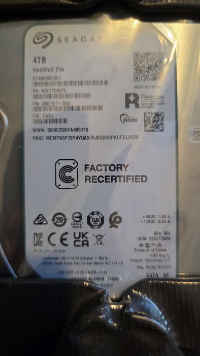 HDD Iron Wolf Pro 4TB nou