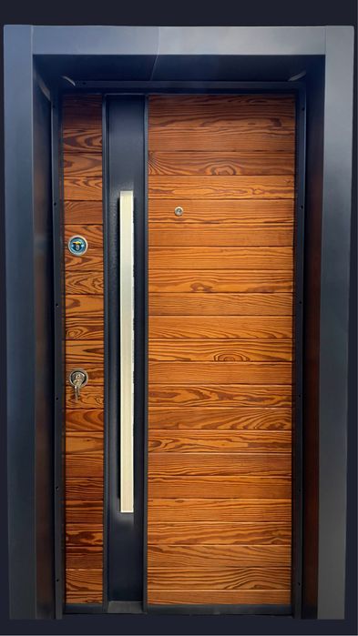 Входна врата за външни условия-Dark cedar