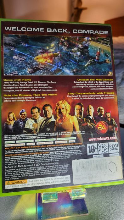 Red Alert 3 Comand and Conquerer C&C Xbox 360