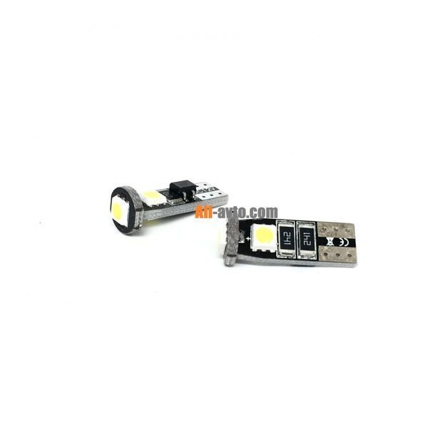 Лед крушки 2бр. за габарит T10-W5W 3LED 12V 2835SMD-А-2930-2