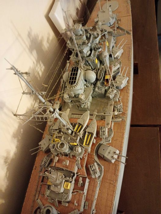 Macheta cuirasat Bismarck