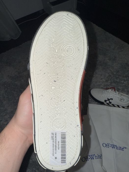 OFF WHITE vulcanized canvas white