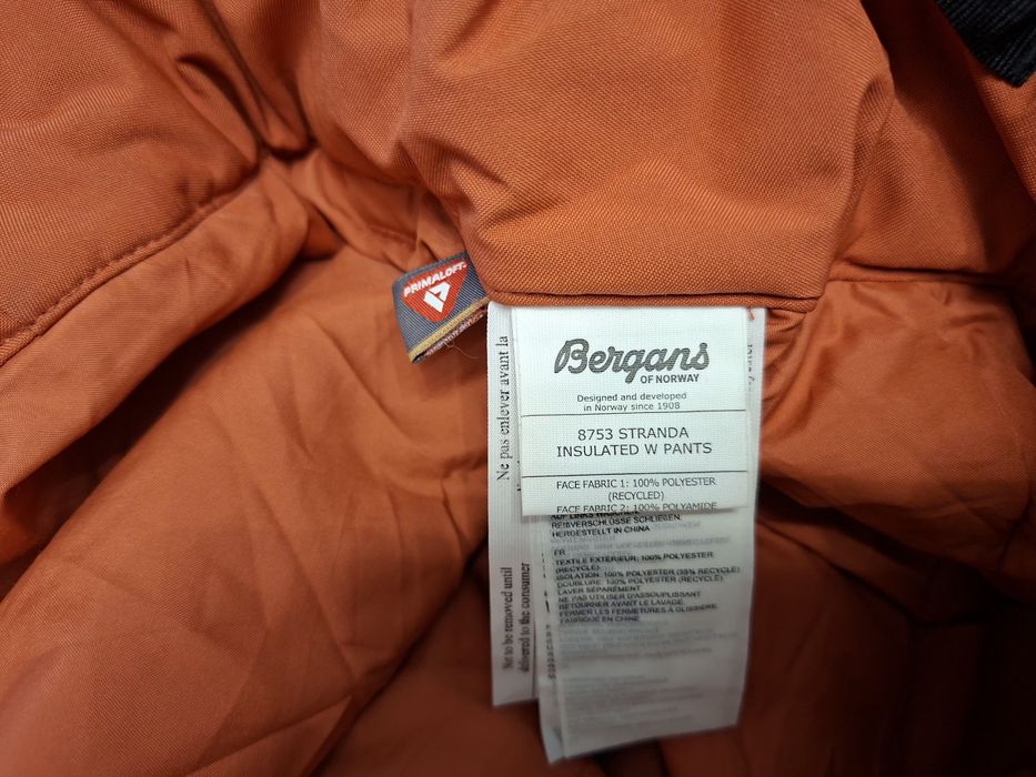 Bergans Stranda Primaloft-Ориг.ски панталон