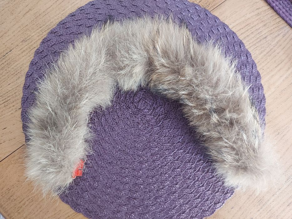 Яка пух, пухена яка за качулка, еко косъм, детска